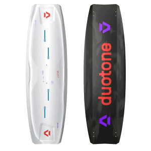 Select Concept Blue - Duotone Select Concept Blue twin-tip kiteboard in white and dark camo with coral and purple
