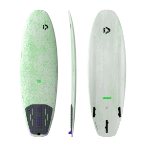 Whip SLS - Duotone Whip SLS wave kiteboard thruster strapless in white and neon green